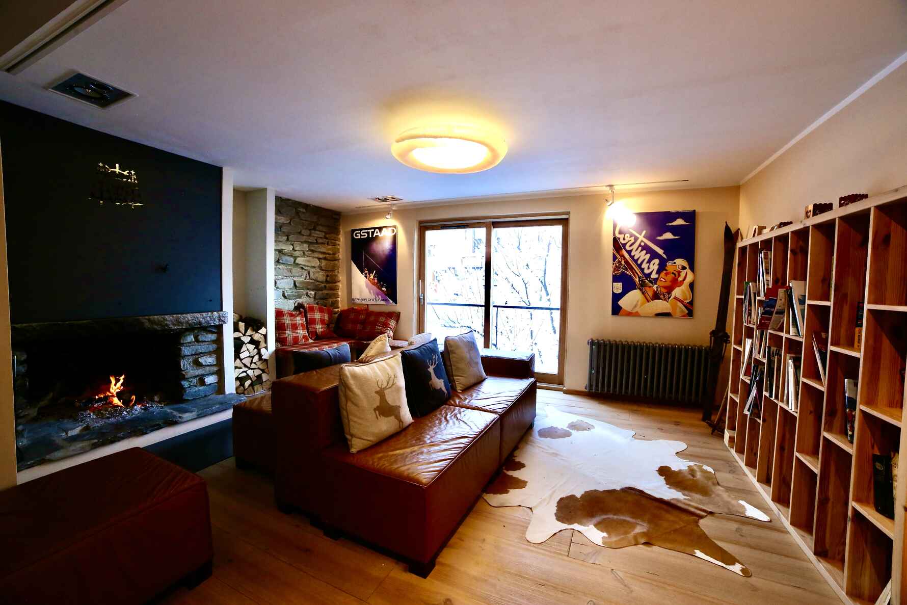 The living area in Chalet Chalupa