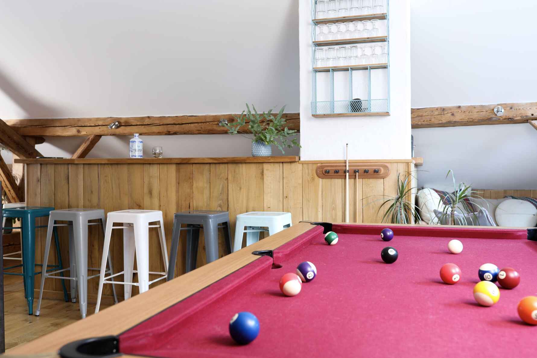 The living area in Chalet Chalupa