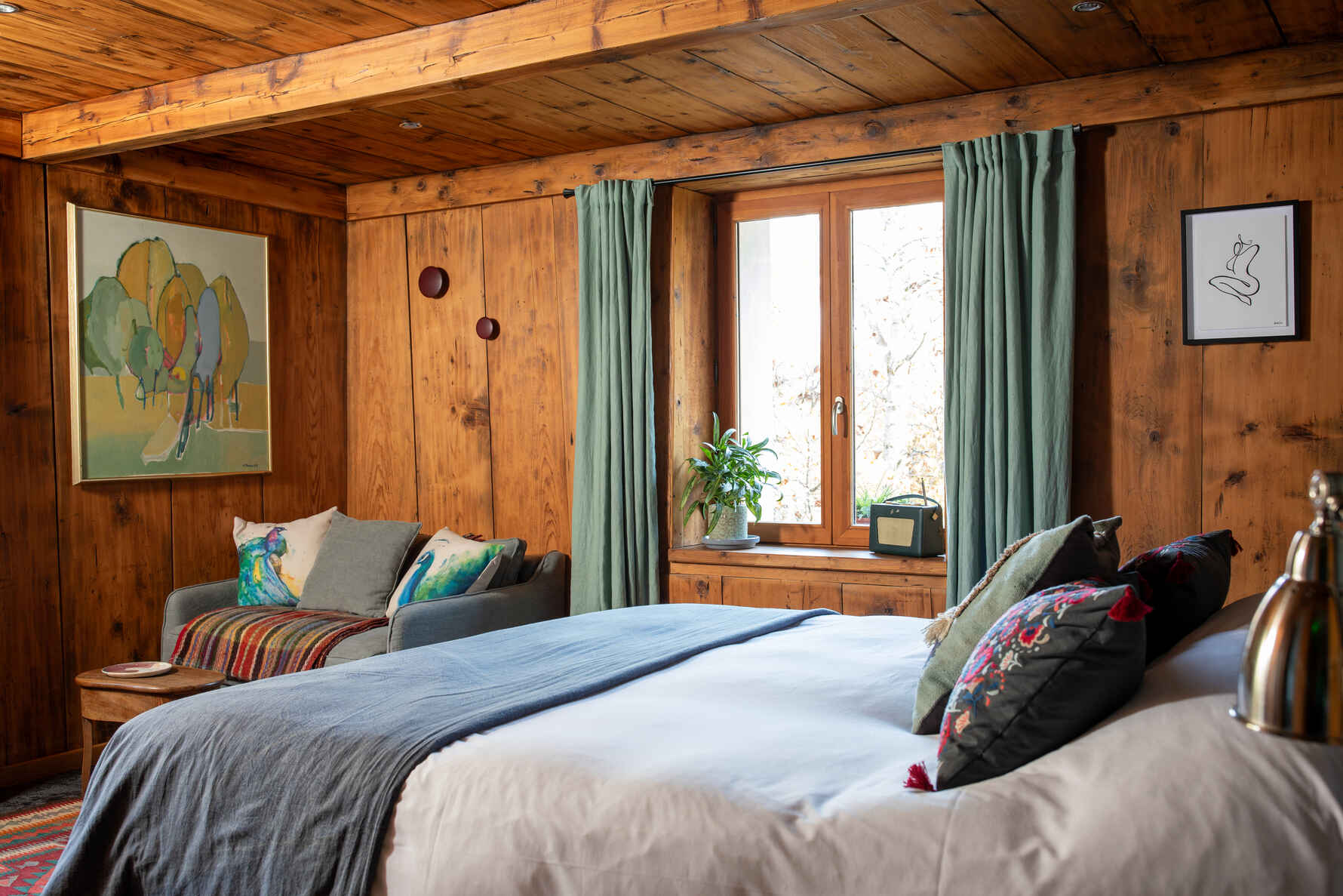 The living area in Chalet Chalupa