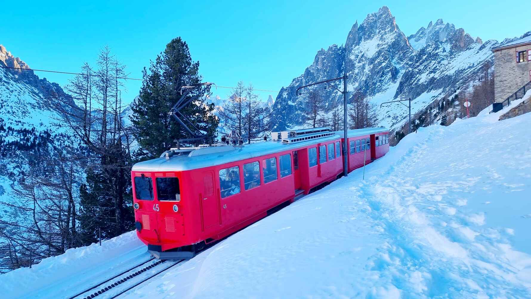 The Montenvers train in Chamonix