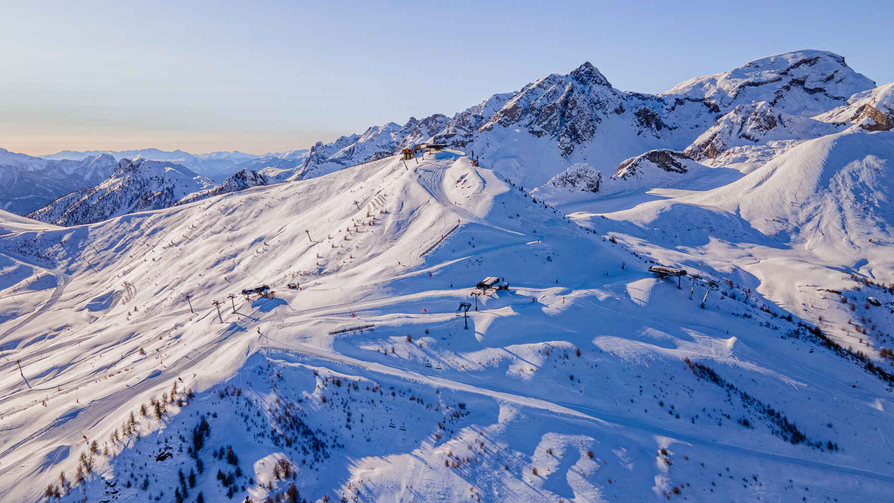 A view of Serre Chevalier ski resort